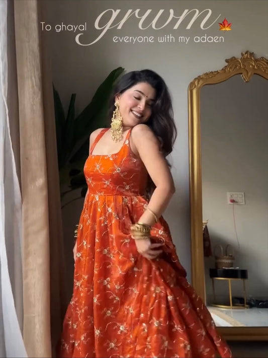 KAREENA PREMIUM READYMADE ANARKALI SUIT SET